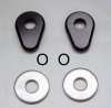 Blinker Montageplatten Set Aluminium YAMAHA