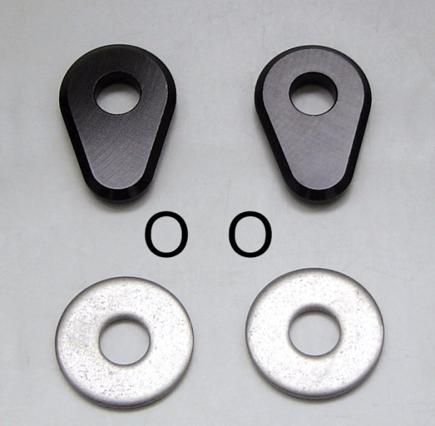 Blinker Montageplatten Set Aluminium YAMAHA - zum Schließen ins Bild klicken